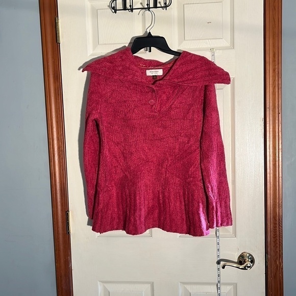 Sonoma-size S-pink-pullover,long sleeve,sweater jersey buttons at the neck. - Picture 1 of 9